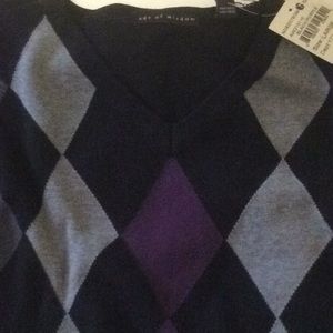 Age of Wisdom L Argyle Sweater